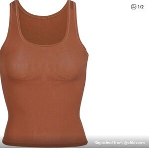 Skims Brown Women's Tank Top